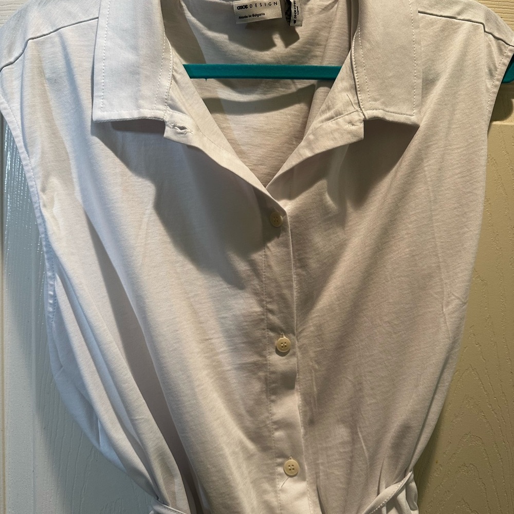 ASOS White Crop Top - plus size